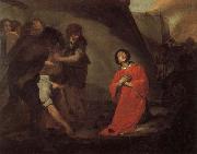 CAVALLINO, Bernardo Stoning of St.Stephen Sweden oil painting artist